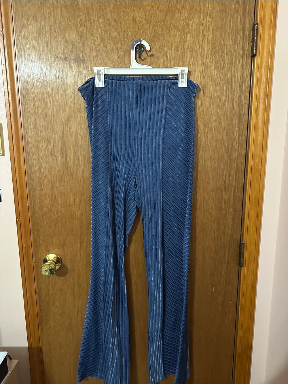Free People Blue Stretchy Pants